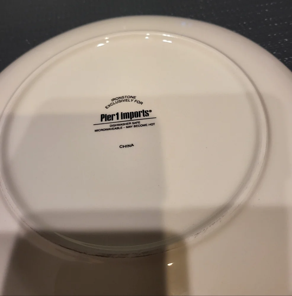 Pier 1 Imports Lazy Sunday Salad Plate.